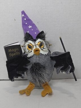 Annalee 5" Wizard Owl 2007 Halloween Collection